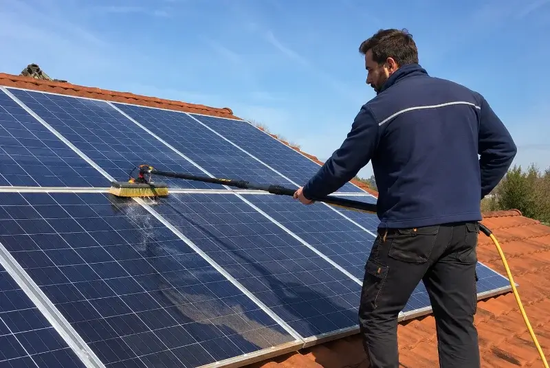 Nettoyage et entretien de panneaux solaires à Vabre