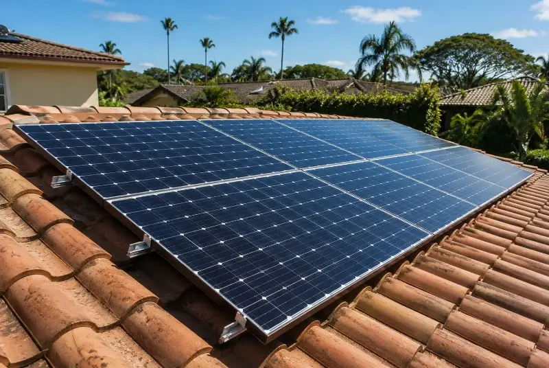 Installation de panneaux solaires à Vabre